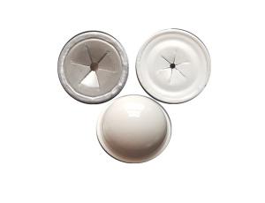 Wholesale Metal Self Locking Domed Caps , White Black Color Dome Cap Washer Cover Weld Pin from china suppliers
