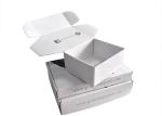 Printed Printed Shipping Boxes Clothes Packaging White Corrugated Material