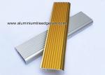 F Type Toothed Anti - Skid Metal Aluminum Stair Nosing For Tile