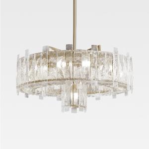 Wholesale Fashion Postmodern Creative Art Minimalist Chandelier Lamp For Living Room Nordic Luxury Glass Chandelier Light Modern Pendant Light from china suppliers