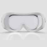 Splashproof Medical Safety Goggles Anti Droplet Normal Strap Adult PVC Frame