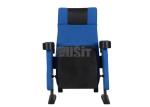 Custom Blue Color Commercial Theater Seating Embroidery Logo Easy Maintenance
