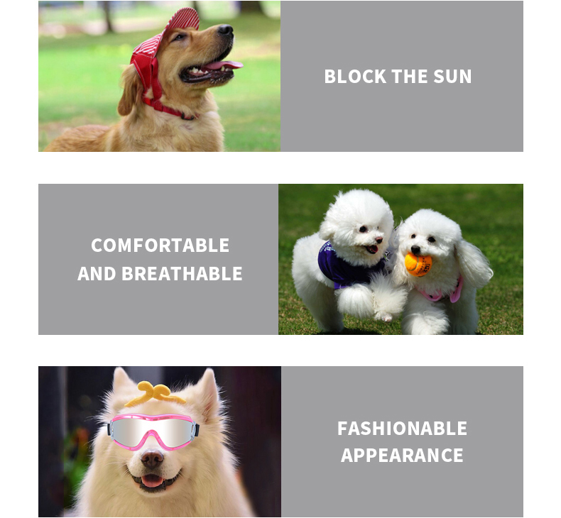 Pet Dog Sunglasses Prevent UV Reflection Eye Wear for Cats and Dogs Outdoor