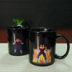 Promotional gift heat sensitive photo mug cartoon dragon ball vegeta