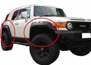 Wholesale Modified Wheel Arch Flares For TOYOTA FJ Cruiser 2007 - 2015 Fender Flares from china suppliers