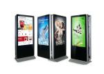 Double Side 55 Inch Free Standing LCD Display Digital Video Advertising Player