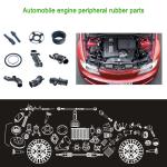 Rubber Accessories Automotive Engine Rubber Parts Car Around Engine Black Rubber