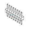 Buy cheap Single row 1.27mm straight DIP male header pin connector from wholesalers