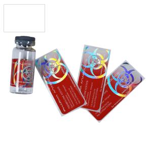 Wholesale Strong Adhesive 10ml Vial Labels PET Laser Film For Pharmacy Glass Vial Labels from china suppliers