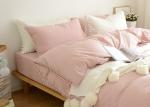 100% Cotton Home Modern Duvet Covers And Shams 4Pcs Cute Color Optional