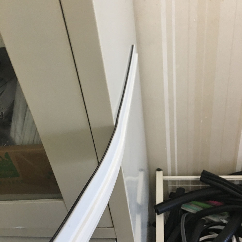 2" Silicone Rubber/PVC Under Door Sweep Weather Stripping Door Bottom Seal Strip Draft Wind Stoppers