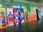 RGB Color Indoor Poster Advertising Display Stands For Supermarket Hotels