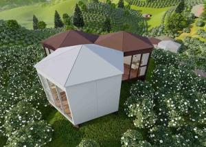 Wholesale Bright Prefabricated Luxury Villa House / Modern Modular Prefab Homes from china suppliers