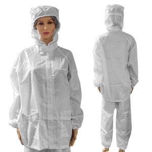 Wholesale 5mm Stripe Hooded ESD Antistatic Split Suit Safety Working from china suppliers