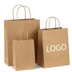 Wholesale Machines Making Kraft Paper Bag Wholesale Kraft Food Packing Bag With Handle from china suppliers