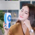 Strong Air Battery Operated Personal Fan Water Supply 18650 2000mah Battery