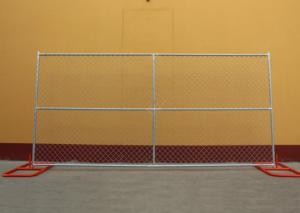 Wholesale Anti - Aging Property Steel Temporary Fencing , Portable Temporary Chain Link Fence from china suppliers