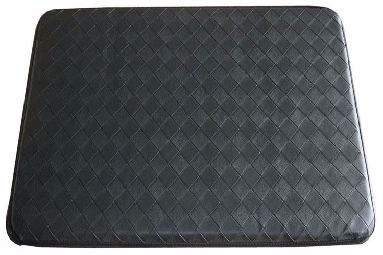Plaid surface PU with NBR anti-fatigue kitchen feet mat