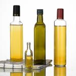 Kitchen Olive Oil Glass Container , Classical Olive Oil Cruet With Pourer