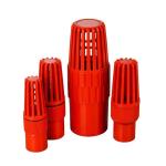 1 Inch PVC Foot Valve Red Color Ball Valve with White Grey Color by Industry