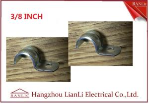 Wholesale White Blue 3/8&quot; Cable One Hole Strap Ranged 0.475 - 0.580 inch Cable Electro Galvanized from china suppliers
