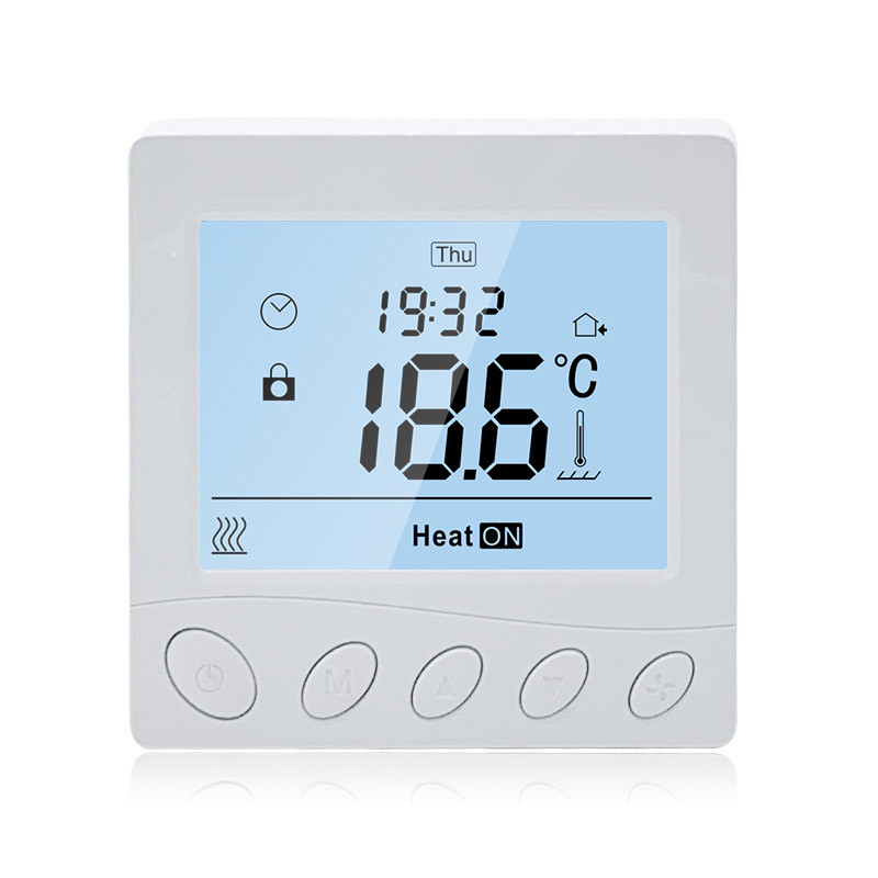 Glomarket LCD Thermostat Large Screen Tuya Digital Smart Room Programmable Air Thermostat High Quality Anti-Flammable