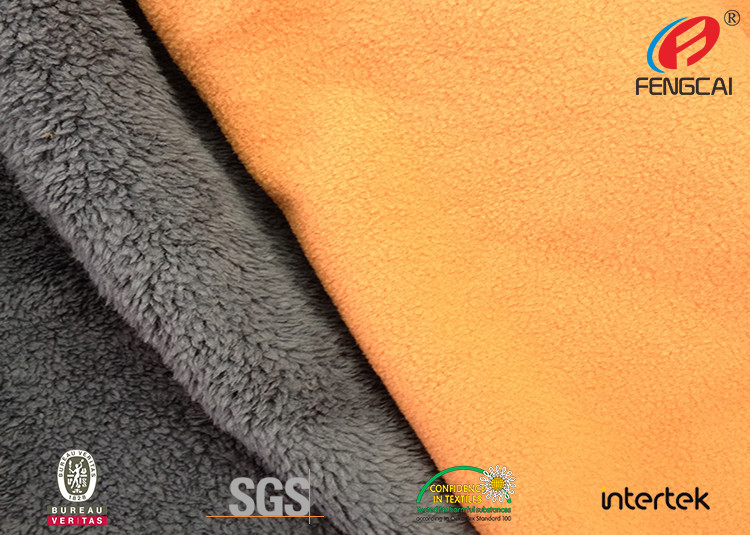 Sample Free Solid Sweatshirt Fleece Fabric , Waterproof TPU Fabric By The Yard