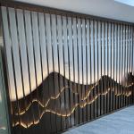 Clubhouse 0.4-20mm Stainless Steel Art Partition Wall Inox Divider Screen