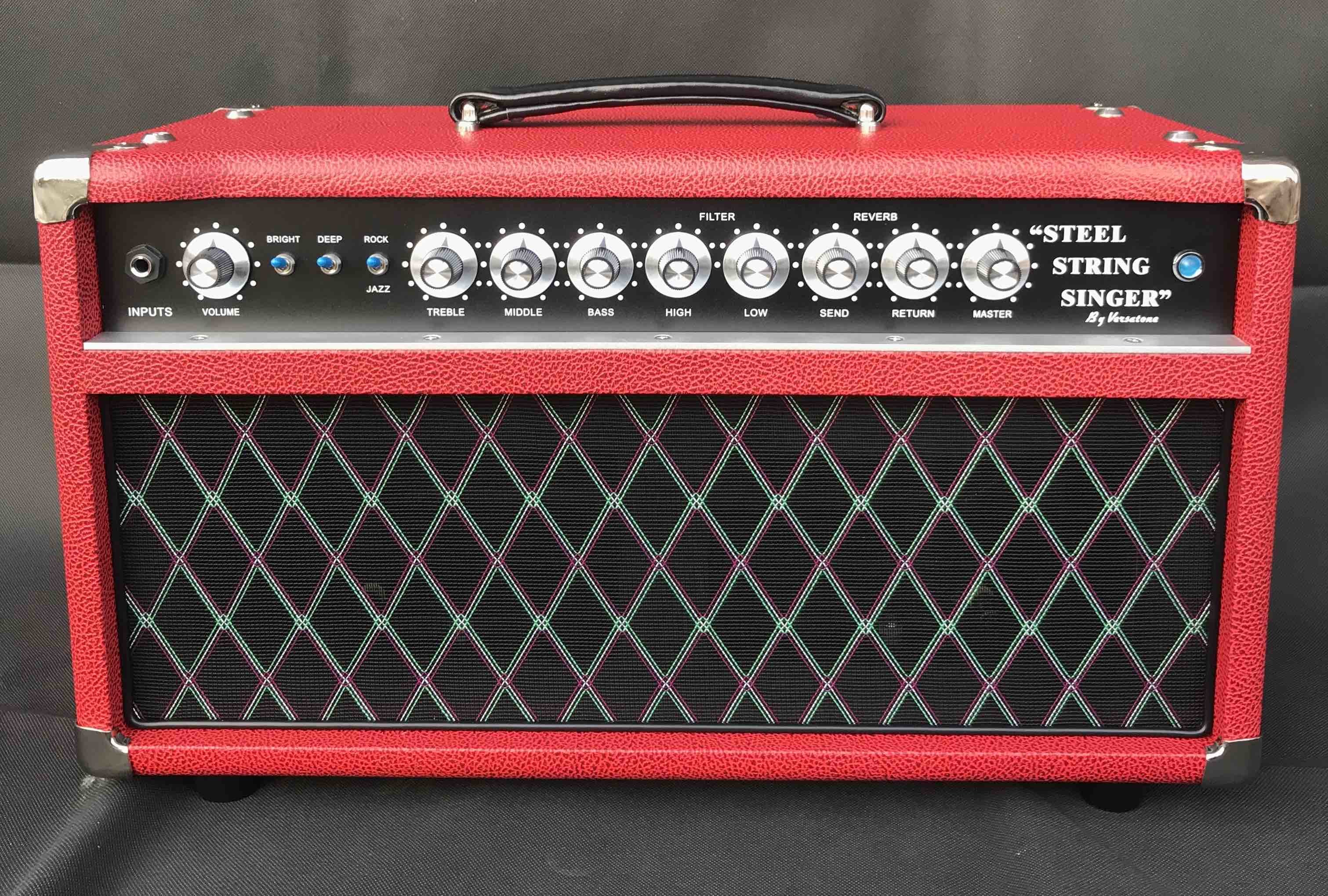 Custom Dumble Steel String Singer Clean Reverb Tone SSS20 ECC83S*5 EH 6V6*2, Handmade Grand Guitar Amp Head 20W 50W 100W Optional