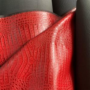 Wholesale Woven Faux Crocodile Skin Fabric Abrasion Resistant 2.5mm Thickness from china suppliers