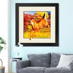 Custom Posters 3 Dimensional Pictures 40x40 Cm Giraffe Large Size