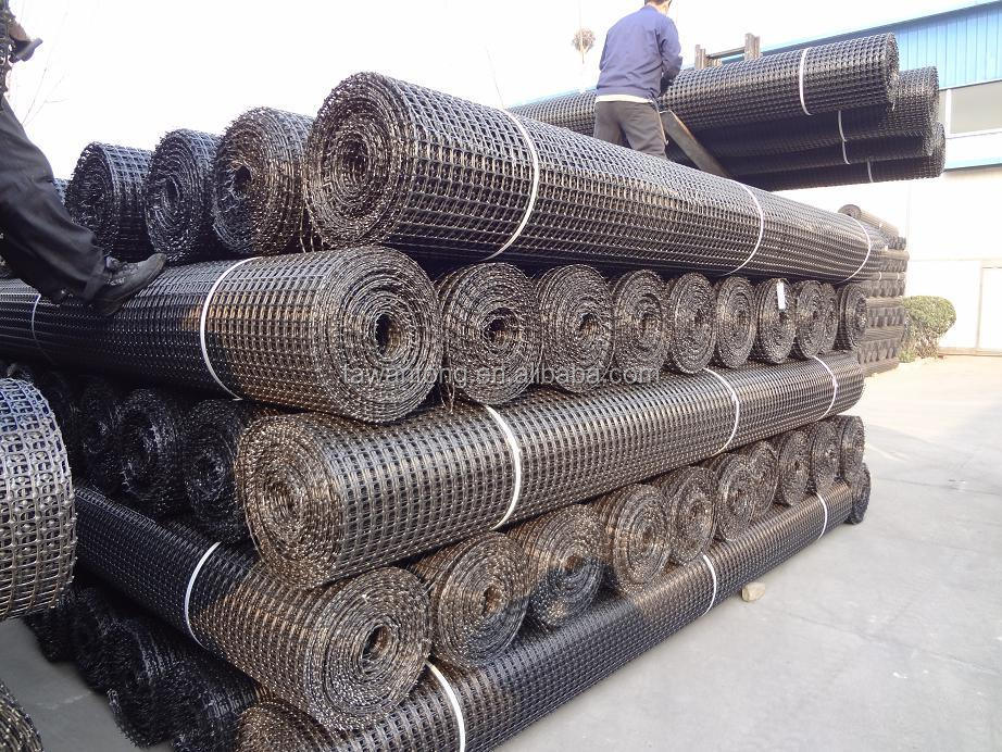 CE/ISO Approved Wantong PP Plastic Biaxial Geogrid for Road Construction Length 50-100m