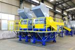 Silent Plastic Bottle Shredder Machine / PET Water Bottle Recycling Machine