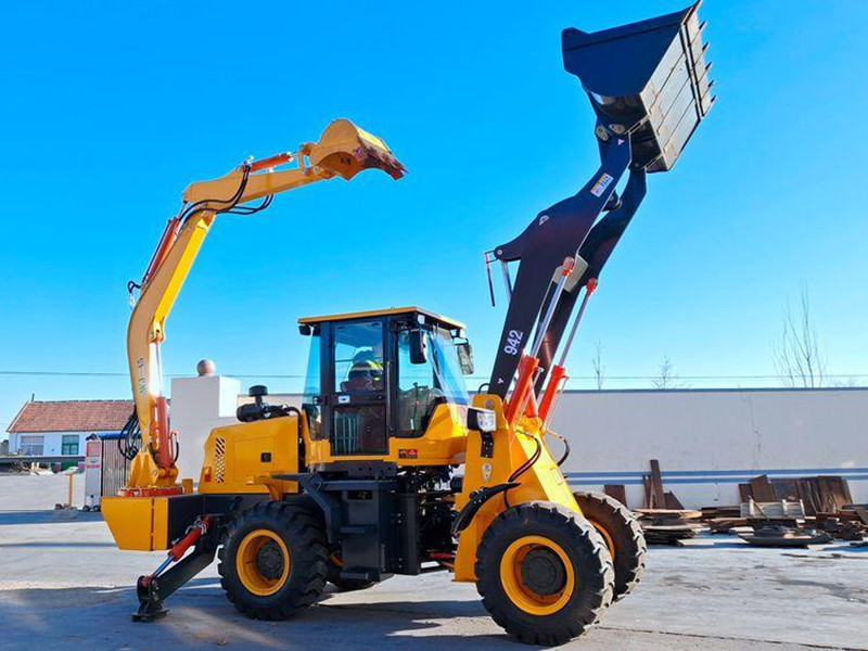 Cheap price ET942-45 top quality backhoe excavator loader with backhoe