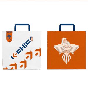Wholesale ODM Fast Food Paper Bags Kraft Paper Grocery Bags Bulk from china suppliers