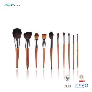 Wholesale Premium Synthetic Professional Makeup Brushes 11pcs Kabuki Foundation Blending Brush from china suppliers