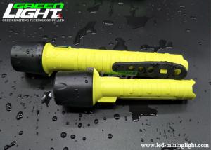 Wholesale 8 Hours Lightweight Led Flashlight Yellow Body Shell ABS Impact Resistant from china suppliers