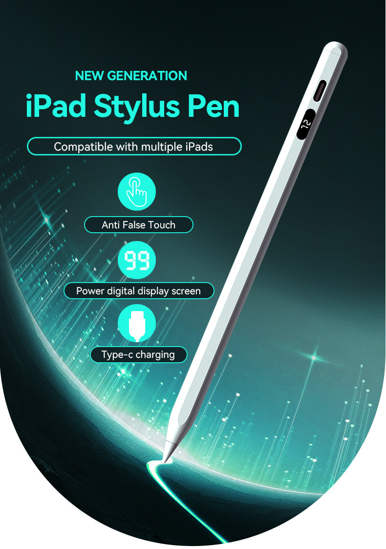 Rechargeable Digital Stylus Pencil Compatible With IPad / Tablet