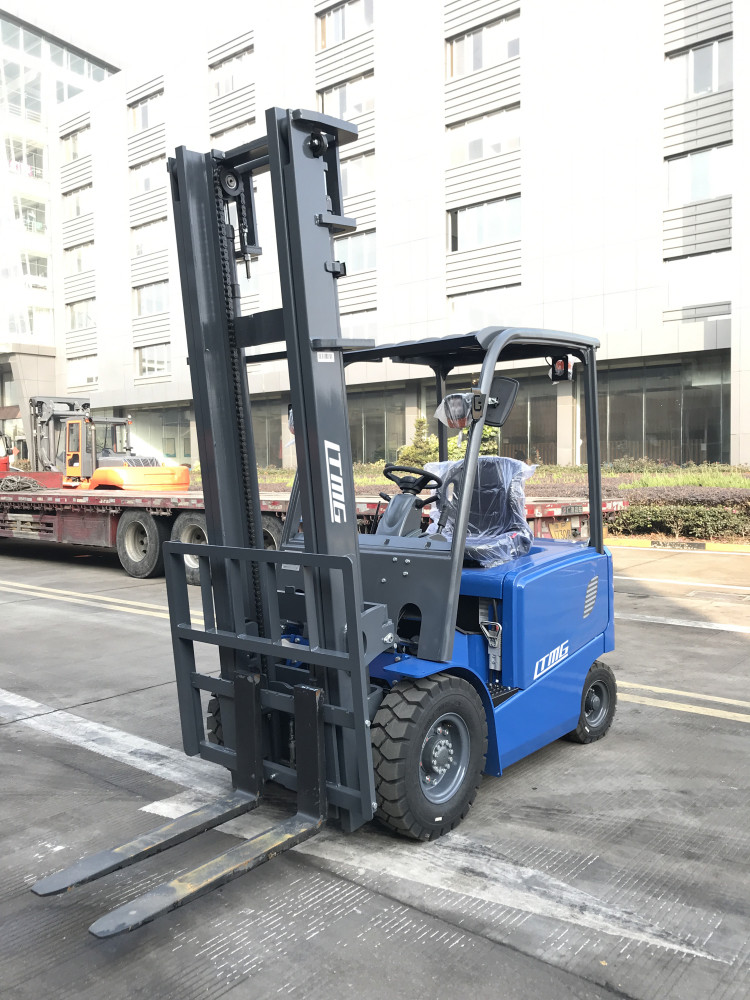 LTMG 2.5 Ton Electric Forklift Truck , Red Battery Operated Forklift Truck