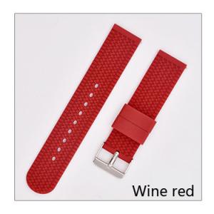 Wholesale Smart Wrist Silicone Watch Strap Flat Head Anti Sweat 18mm 20mm 22mm 24mm from china suppliers