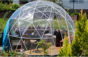 Wholesale 5M Luxury Geodesic Dome Tent With Steel Pipes And Transparent Cover Dome Party Tents from china suppliers