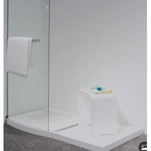 Wholesale Solid Surface Stone Resin Shower Tray Durable Scratch Resistant from china suppliers