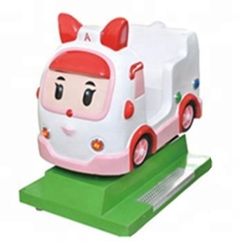 Rabbit Carousel Kiddie Ride Arcade Game Machine Coin Operated 1 Year Warranty