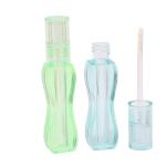 Colorful unique design small waist plastic lip glaze tube