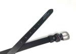 Slimming 2.3cm Women'S Fashion Leather Belts With Alloy Buckle