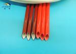 Insulators Braided Fiberglass Electrical Cable Sleeving Insulating Material Red