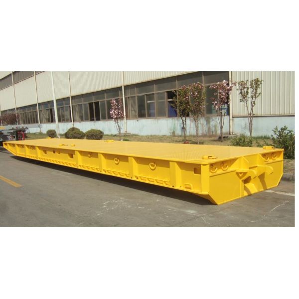 40FT 100 Ton Fgn Mafi Trailer Roll Trailer for Heavy Static Goods and Materials in The Maritime Shipping Industry