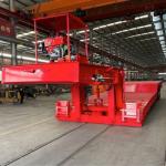 Heavy Duty Tri Axle Lowboy Trailers For Sale , Detachable Gooseneck Lowbed Drop