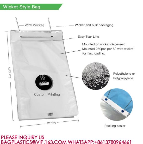 Micro Perforated Food Contact Pla Bags Bakery Bag Material Automatic Package