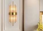 E27 / G9 / G4 Bulb JYL-B1823 Luxury Golden Steel Crystal Wall Lamp